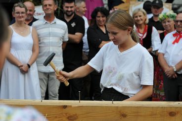 Dobra zabawa na dożynkach gminy Wieluń